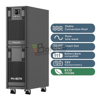 SAI 10.000VA-9.000W PH-8070 | Online Phasak Basic Pro Doble Conversi�n